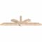 Ekena Millwork Redmond Smooth Timber Gable Bracket, Douglas Fir, 108"W x 31 1/2"H x 5 1/2"D x 5 1/2"F, 7/12 Pitch GBW108X31X0606RED00SDF - alternate 2